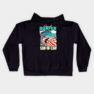 Proud Surfer Son-in-Law Kids Hoodie